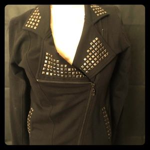 BCBG black studded blazer tags are still on!